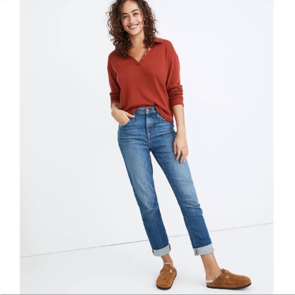 Madewell Denim - NWT Madewell The High Rise Slim Boyjean 26